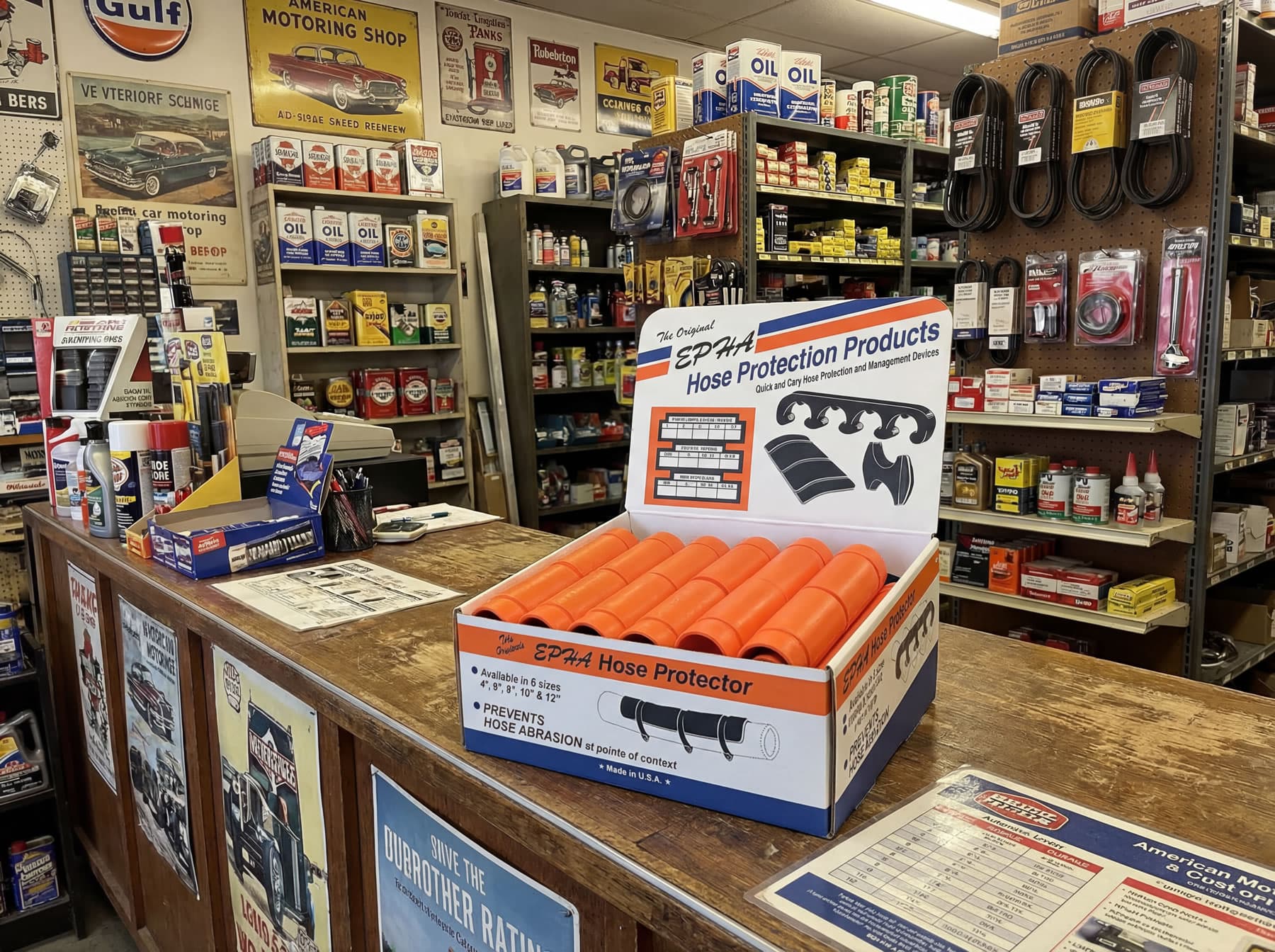 EPHA Counter Display in Auto Parts Store